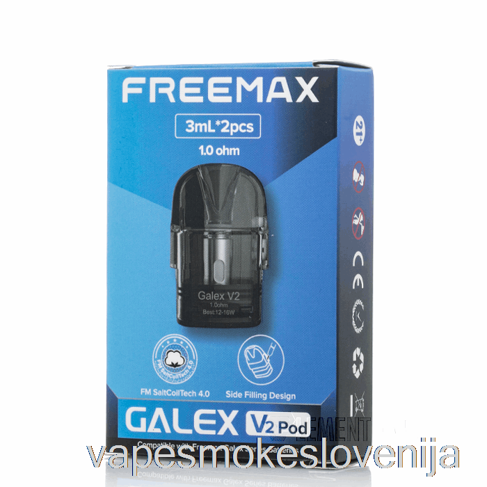 Vape Slovenija Freemax Galex V2 Nadomestni Pods 1.0ohm Galex V2 Pods